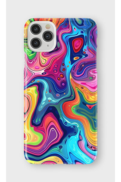 lelia حافظة هاتف شفافة مطبوعة متوافقة مع iPhone 11 Pro |   مجموعة كولور ويف ف...