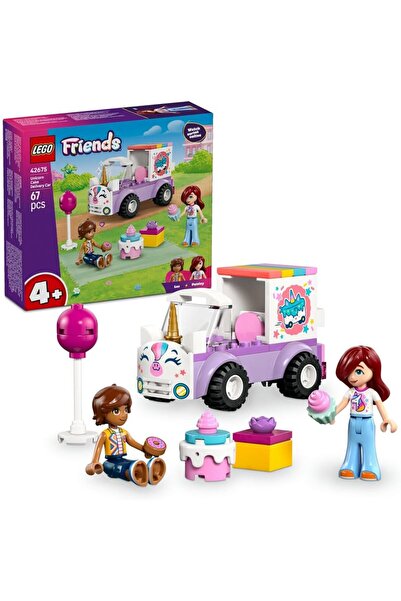 LEGO سيارة توصيل كعكة يونيكورن من فريندز 42675 (للأعمار من 4 سنوات فما فوق)