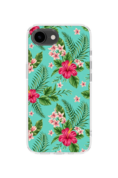 lelia غطاء هاتف شفاف مطبوع متوافق مع آيفون 16e |   مجموعة فلورالوكس بوتانيكا