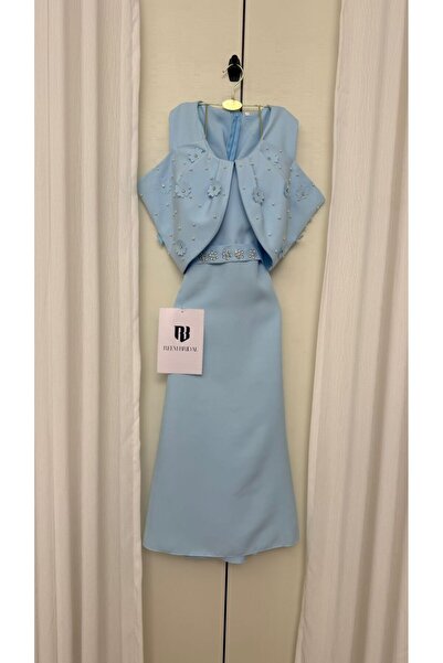 Reem bridal sky blue dress