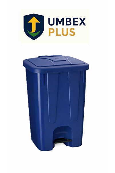 UMBEX PLUS Plastik Pedallı Çöp Konteyneri 85 Litre Çöp Kovası - Isıya Dayanık...
