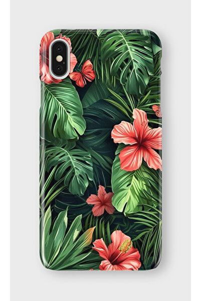 lelia حافظة هاتف شفافة مطبوعة متوافقة مع iPhone X/XS |   مجموعة فلورالوكس بوت...