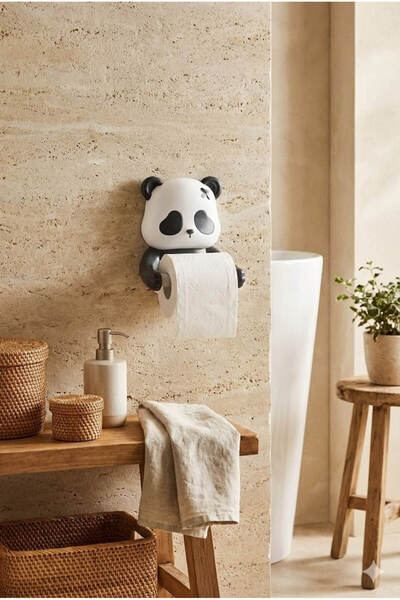 Anadolu Saray Декоративна ролка за тоалетна хартия във формата на панда Аксес...
