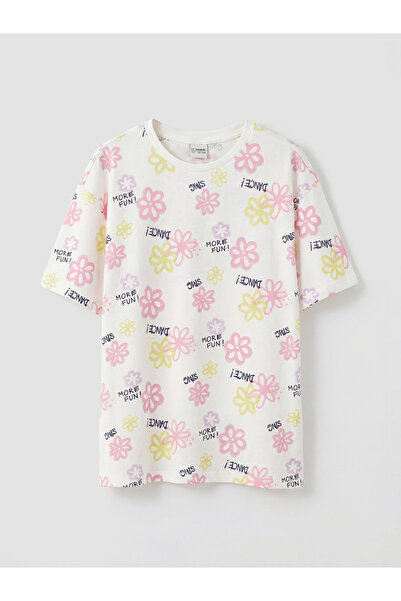 LC Waikiki Tricou cu guler rotund pentru fete