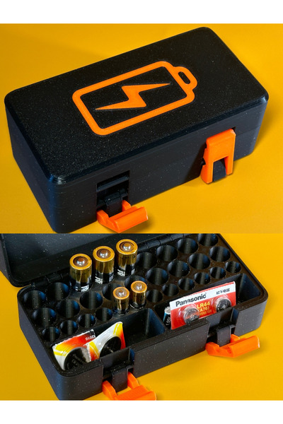 Morphena3D Pil Saklama Kutusu – Battery Storage Box – Düzenleyici ve Koruyucu...