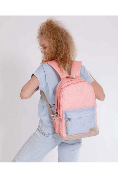 KAUKKO Backpack Wichlight Somon Flowers K1337