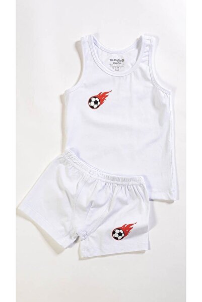 Bumbăcel Boys' printed cotton underwear set