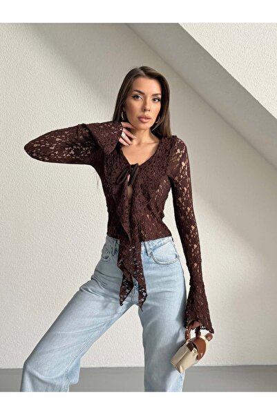 mydukkan.co Spanish Sleeve Lace Blouse