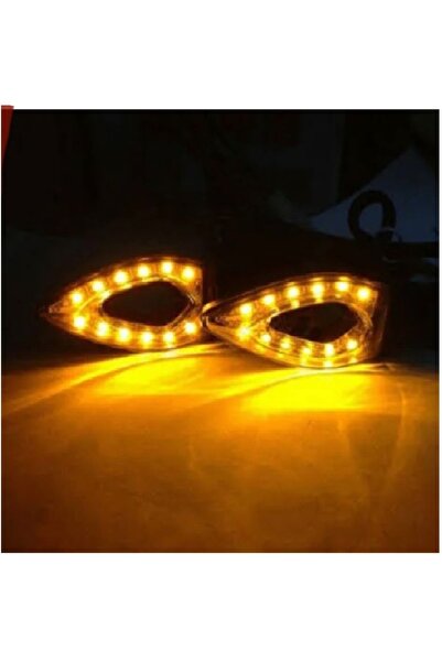 Universal UK 125 UYUMLU LED SİNYAL ÜÇGEN RENK SARI