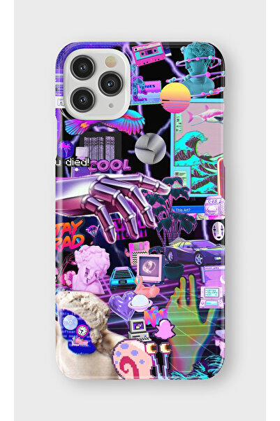 lelia حافظة هاتف شفافة مطبوعة متوافقة مع iPhone 11 Pro Max |   المجموعة: نيون...