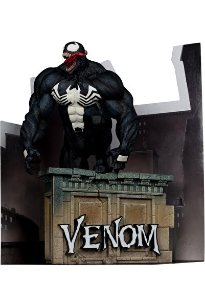Mcfarlane Toys - Marvel Venom 1-6th Scale Collectible with Scene & Comic