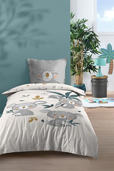 Stof Koalinou Kids Bedding Set 140×200 cm - Gray with Koala Print