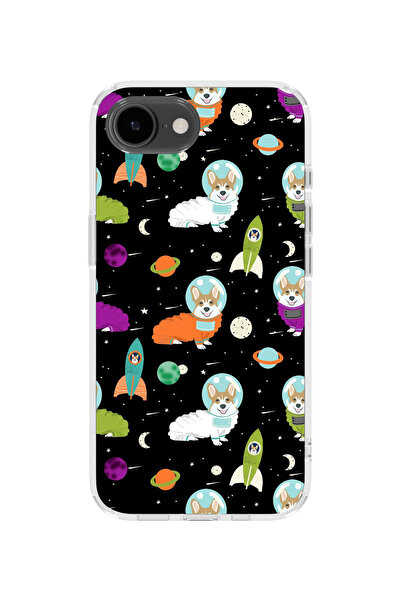 lelia غطاء هاتف شفاف مطبوع متوافق مع آيفون 16e |   المجموعة: قصص باو برينت