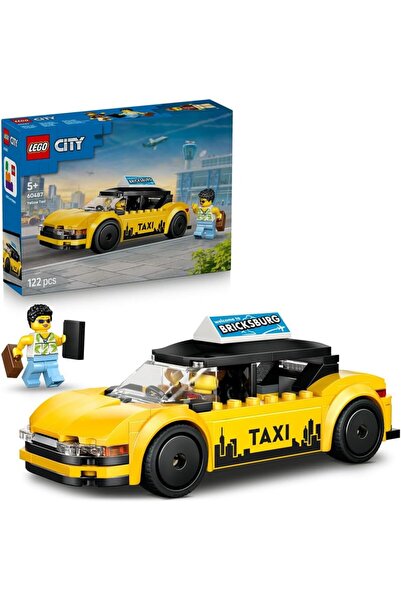 LEGO سيارة أجرة المدينة الصفراء 60487 (للأعمار من 5 سنوات فما فوق)