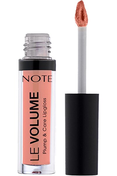 NOTE ملمع شفاه كوزمتيك لو فوليوم بلومب آند كير، لون خوخي قطرة - نيود