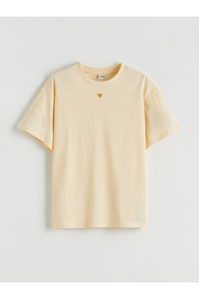 LC Waikiki Tricou de fete cu guler rotund