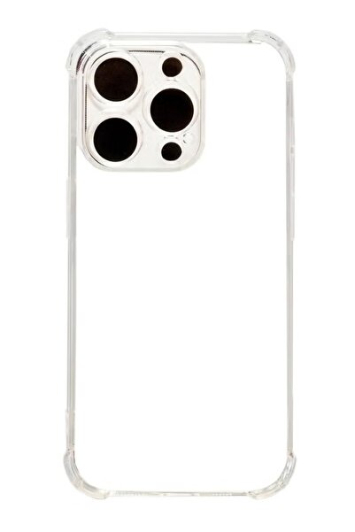 Primo Plus iPhone 15 Pro Max Case, Clear Hard Back Cover, Shockproof