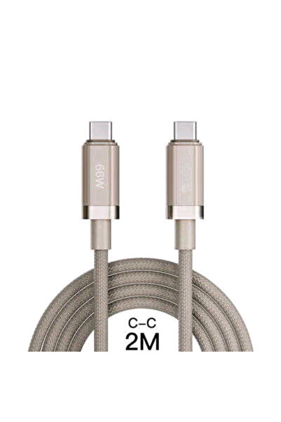 UNİBOX Cablu pentru Incarcare Rapida de 66W, USB C la USB C, Lungime 2m, Mate...