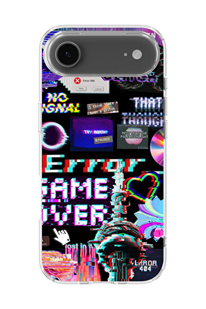 lelia غطاء هاتف شفاف مطبوع متوافق مع آيفون 17 إير |   المجموعة: نيون دريم ديس...