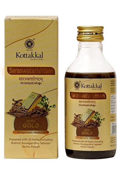 Kottakkal ayurveda ® ساراسواتاريشتام 200 مل لكل عبوة (عبوة من قطعتين)