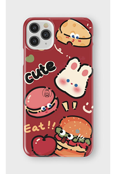 lelia حافظة هاتف شفافة مطبوعة متوافقة مع iPhone 11 Pro Max |   مجموعة: سناك ت...