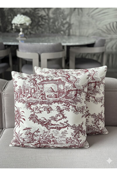 Skhome غطاء وسادة زخرفي ذو وجهين من ساونترلز فارمرز 1 قطعة 43x43 (سادة-K09)