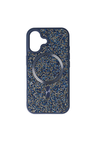 SEP Case TPU+PC Diamonds Magsafe Apple iPhone 16 Blue