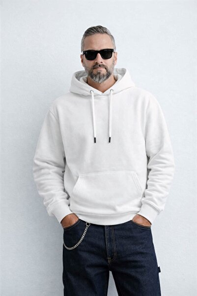 OHM OHEPMODA Hanorac pentru bărbați cu glugă și fleece la interior