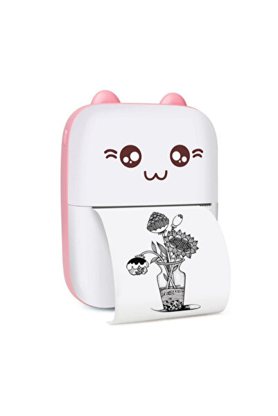 OEM Mini Portable Bluetooth Thermal Printer – Instant Print, Inkless, Print R...