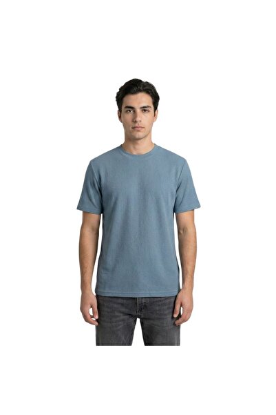 trender O-Neck American Pike Men's T-Shirt 2387 Saks Blue