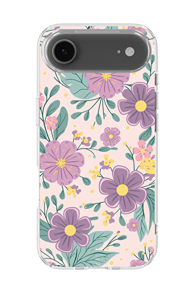 lelia غطاء هاتف شفاف مطبوع متوافق مع آيفون 17 إير |   مجموعة منتجات باستيل بل...