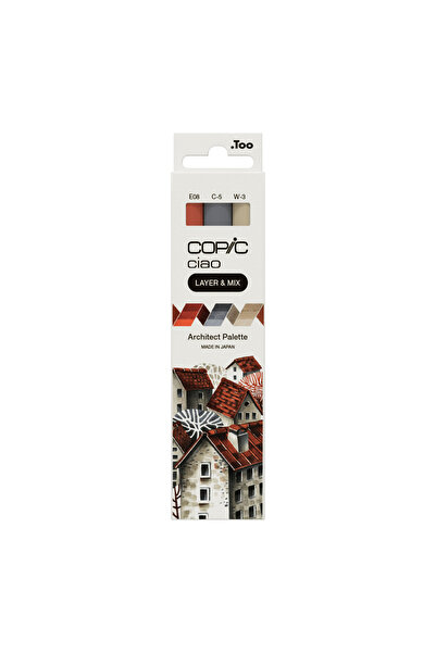 Copic CIAO LAYER & MIX 3D SET ARCHITECT PALETTE 3 LU