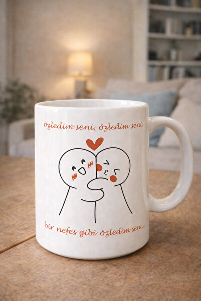 çokaş February 14 Valentine's Day Printed Mug - 3