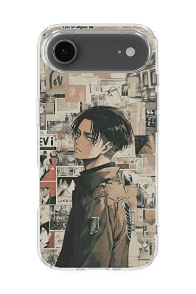 lelia غطاء هاتف شفاف مطبوع متوافق مع آيفون 17 إير |   المجموعة: دفتر رسم Anim...