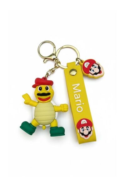 GÜMRÜK BEY Green Mario Silicone Keychain