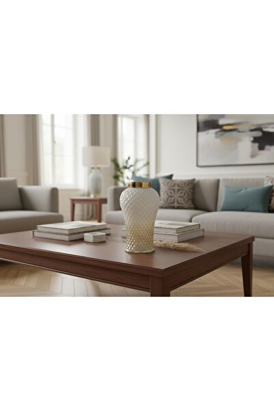 Bosso Model 3387 Dekoratif Cam Vazo 14X26 cm Modern Tasarım