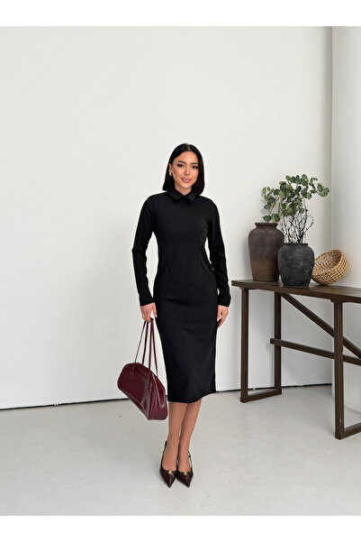 Cistern İstanbul Γυναικείο μίντι φόρεμα με μολύβια ρίγες