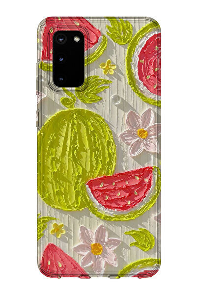 lelia حافظة هاتف شفافة مطبوعة متوافقة مع هاتف سامسونج جالاكسي S20 FE |   مجمو...