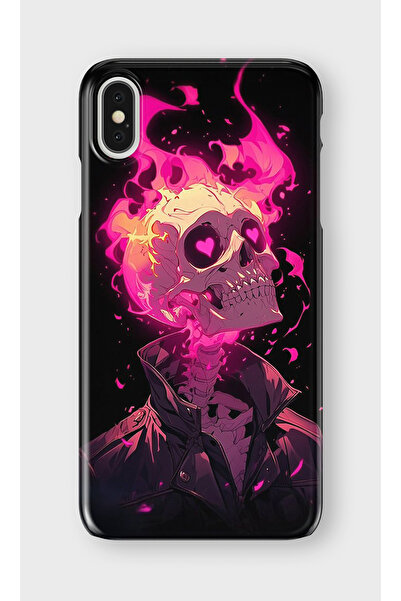 lelia حافظة هاتف شفافة مطبوعة متوافقة مع iPhone XS Max |   المجموعة: دارك فور...