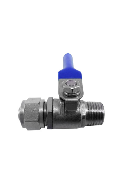 WTS Filtru de apă pentru robinet metalic, furtun 1/4 x filet exterior 1/4