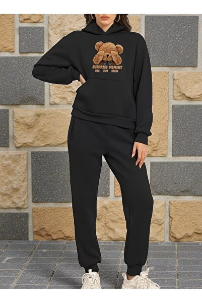 LELVANİ Women's Surprise Moment Track Suit with Hoodie