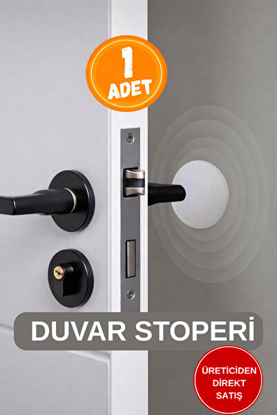 WAPPA 1 ADET Yapışkanlı Duvar Stoperi Tamponu Duvar Arkası Stopu Durdurucu Tu...