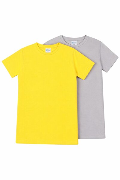 berkMICIRIK Unisex παιδικό μπλουζάκι με κοντό μανίκι και λαιμόκοψη ποδηλάτου,...