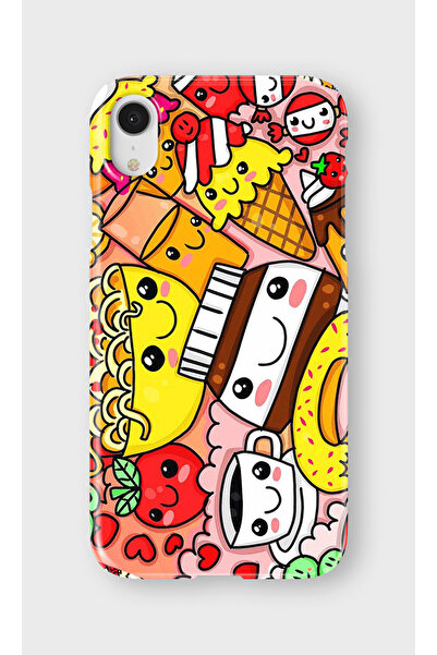 lelia حافظة هاتف شفافة مطبوعة متوافقة مع iPhone XR |   مجموعة: سناك تون ديلايت