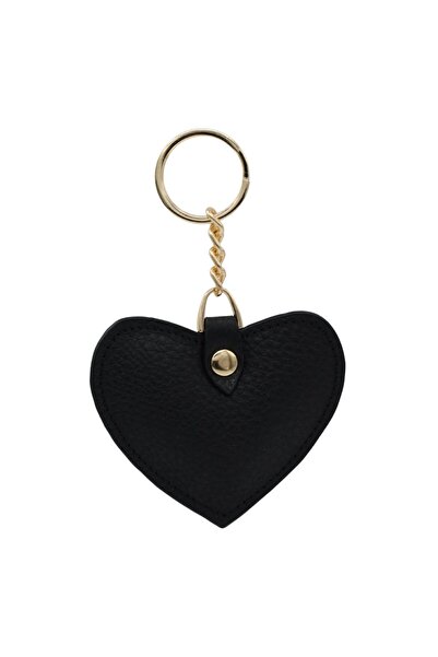 Meskanto Genuine Leather Heart Keychain