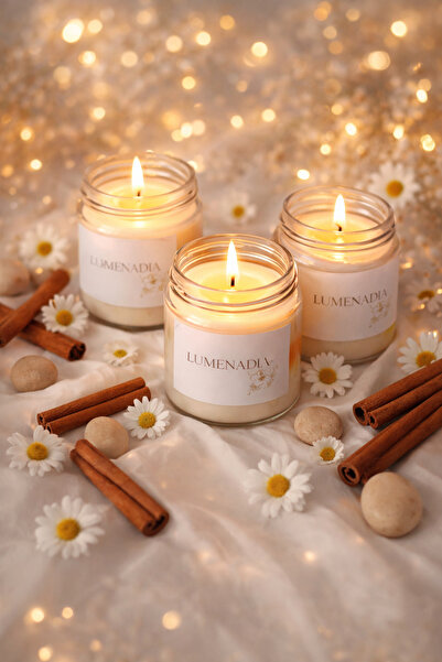 LUMENADA Aromaterapi Jel Katlı 3'lü Kokulu Mum