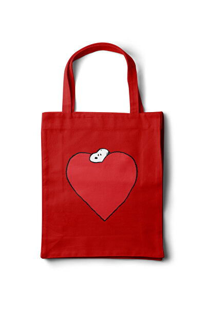 INKD Gabardine Cloth Bag – Snoopy Printed Design - 35X40