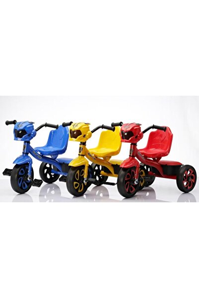 Leno Children's Tricycle with Music and Lights (Yellow)