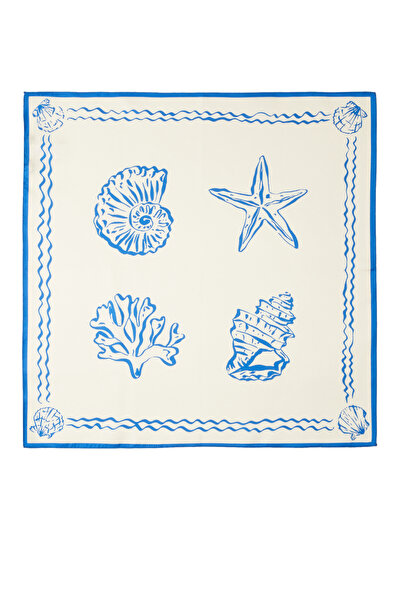 Network Renkli Kadın Twill İpek Fular