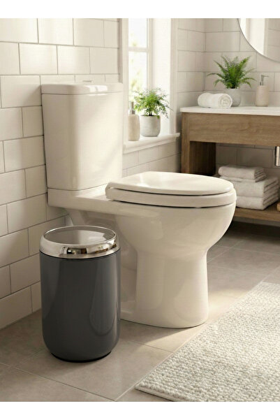 almital mobilya aksesuarları furniture accessories Coș de gunoi gri, decorat ...